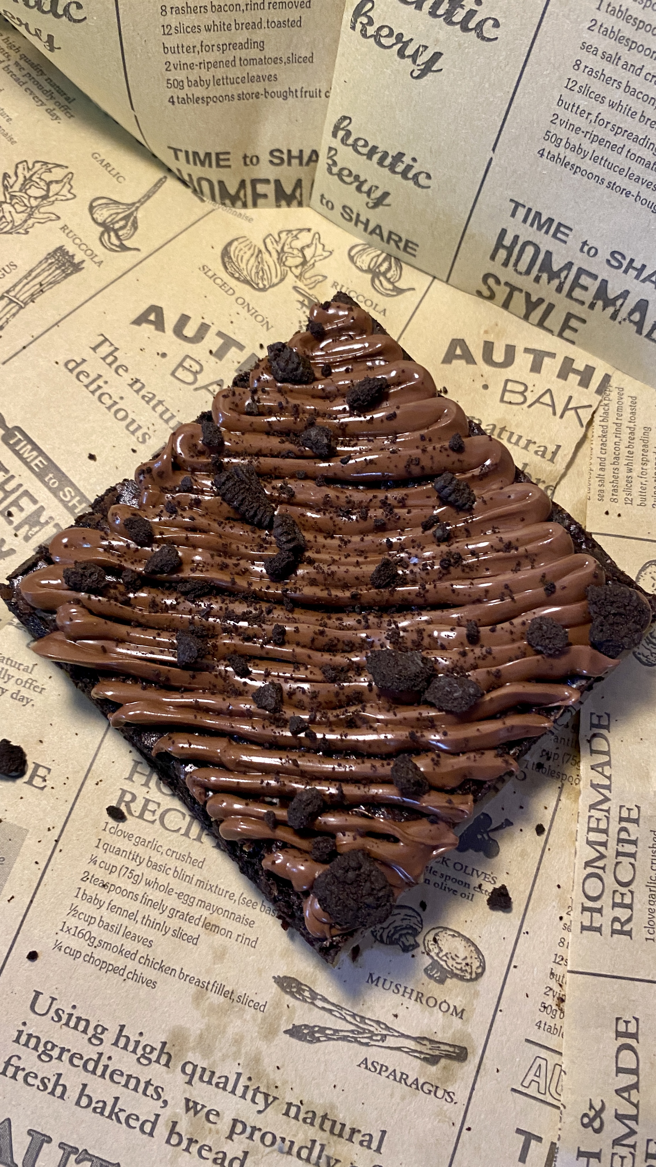 Nutella Brownies (10x10)